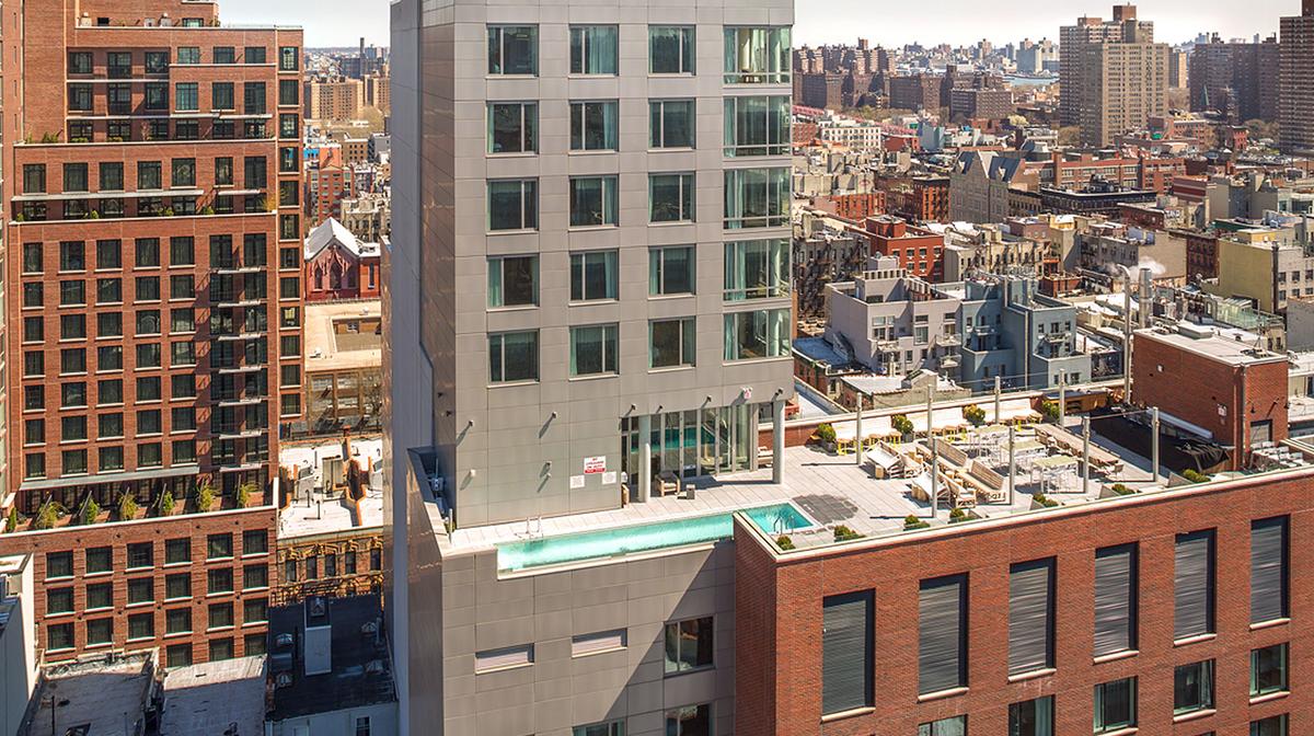 Urban-Chic New York Stay in Lower East Side with Rooftop Pool & Bar