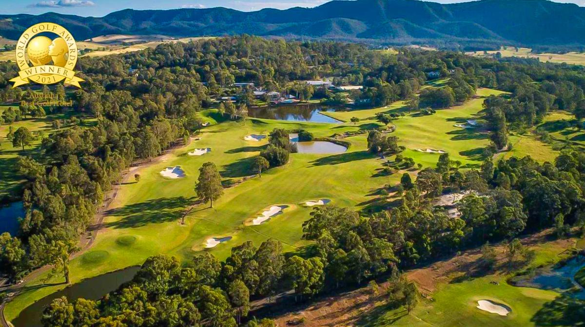 Hunter Valley: Play 18 Holes of Golf at Award-Winning Cypress Lakes with Cart & One Drink Each for Two