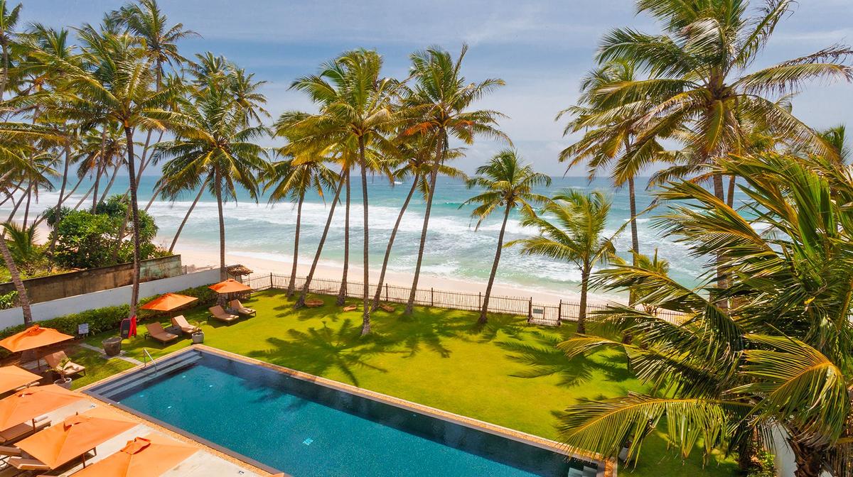 Secluded Sri Lanka Beachfront Bliss with Daily Breakfast, Dinner and Drinks