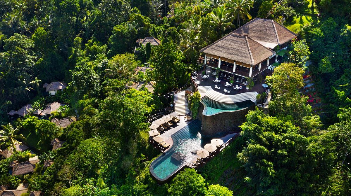 Award-Winning Ubud Hanging Gardens Pool Villas with Daily Breakfast & Cocktails