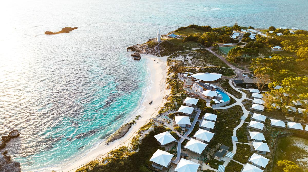 Bestselling Rottnest Island Beachside Eco-Glamping with Daily Breakfast & A$50 Dining Credit