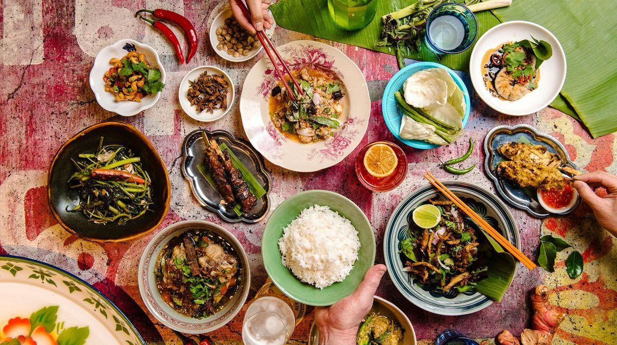 Sydney: 7-Course Long Chim Classic Thai Banquet Experience for Two + Glass of Wine or Beer