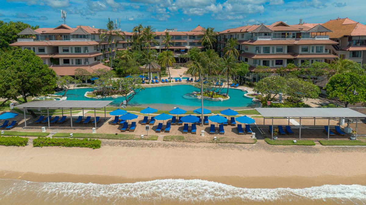 Benoa Beachfront Resort with Daily Breakfast, Daily Choice of Lunch or Dinner & Lagoon Pool 
