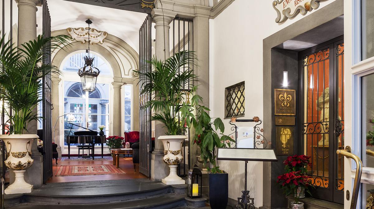 Five-Star Relais & Châteaux Property in the Heart of Florence with Michelin-Starred Restaurant