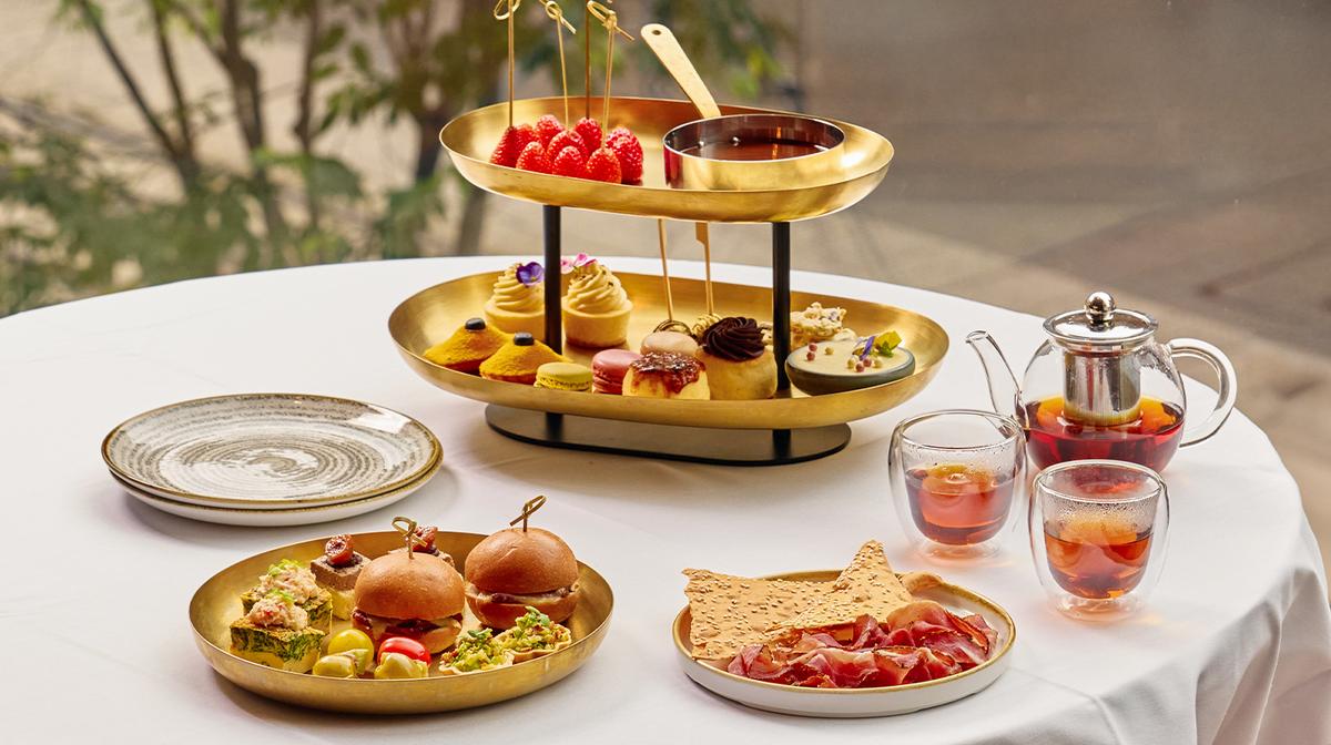 Indulge in a Sumptuous Afternoon Tea for Two at Glass Brasserie in the Five-Star Hilton Sydney
