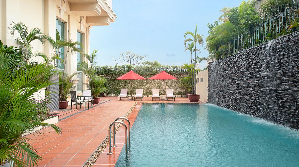 French Colonial Hai Phong City Escape with Glittering Outdoor Pool