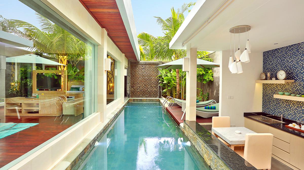 Jimbaran Private Pool Villa Stay with Daily Breakfast, Daily Lunch or Dinner & Daily Beer 