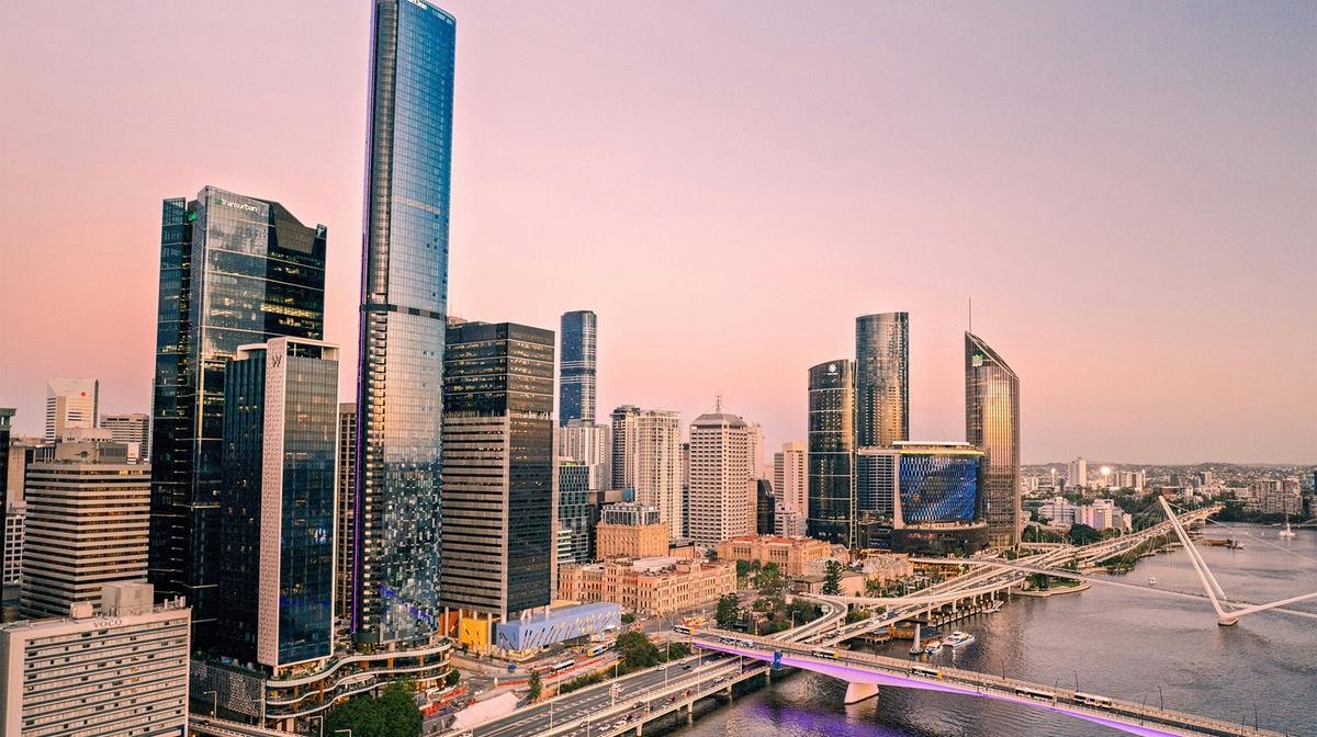 Art-Inspired City Break near Brisbane River with Daily Breakfast & A$50 Dining Credit