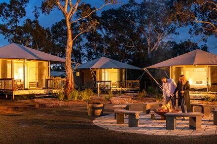 Eco-Friendly Barossa Valley Glamping with Luxe Adults-Only Facilities