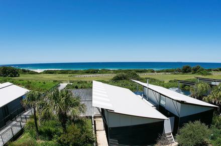 Lake Macquarie Beachfront Escape with Gourmet Grazing Hamper & Champagne