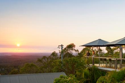 Peaceful Hinterland Retreat Near Brisbane with Panoramic Glass House Mountain Views