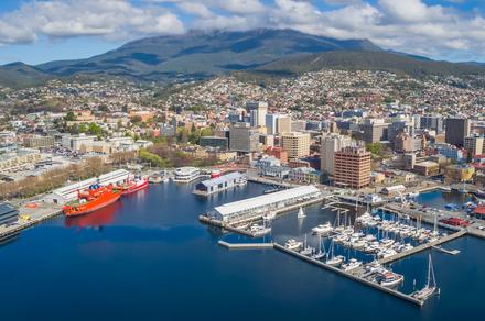 Waterfront Hobart Escape with Tasmanian Wine & Gourmet Treats