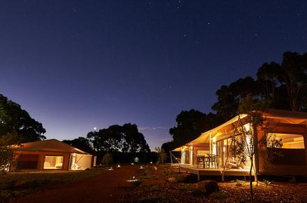 Margaret River Olive Farm Glamping Experience with Daily Breakfast Basket