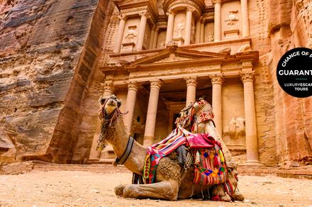 Treasures of Jordan: 8-Day Luxury Small-Group Tour with Four Seasons Stay, Desert Glamping & Night-Time Tour of Petra