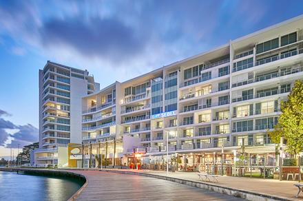 Contemporary Waterfront Hotel Stay near Perth with Cocktails