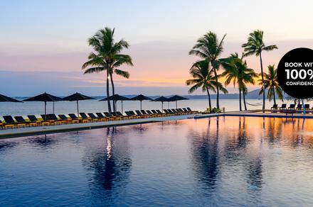 First Time Ever: Five-Star Hilton Fiji Beachfront Escape with Daily Breakfast, Decadent Dining & Massages
