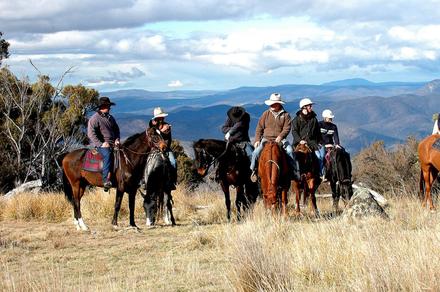 Boutique Retreat in the Iconic Snowy Mountains with Full-Day Horse-Ride