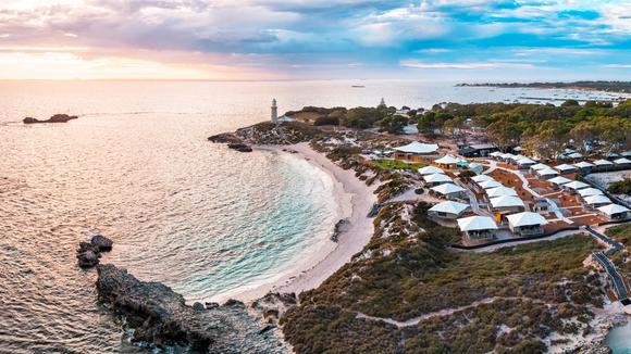 Rottnest Island Eco-Glamping with Daily Breakfast & Return Ferry Transfers