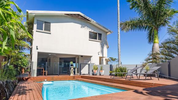 Beachside Coffs Harbour Villa Escape for up to Ten Guests with Private Pool & Direct Beach Access