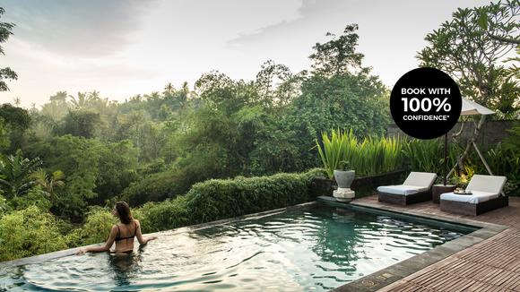 Five-Star Ubud Retreat with Daily Breakfast, Daily Lunch or Dinner & Unlimited Bali Zoo Access