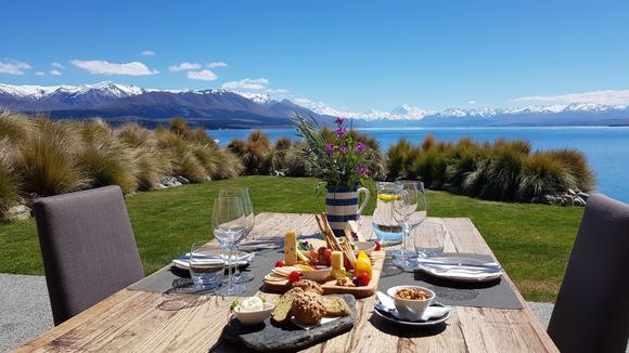 Secluded Lake Pukaki Lodge Escape with Gourmet Dining & Hot Springs Access