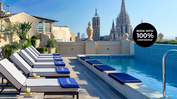 Award-Wining Escape in Barcelona’s Gothic Quarter with City-View Rooftop Bar & Pool