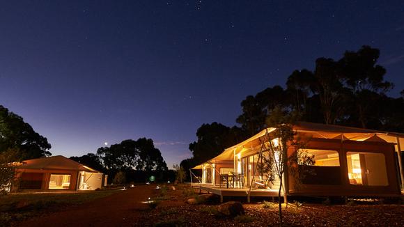 Margaret River Olive Farm Glamping Experience with Daily Breakfast Basket