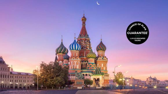 Russia: 8-Day Luxury Small-Group Tour of Moscow & St Petersburg with Bullet Train & Guided Sightseeing