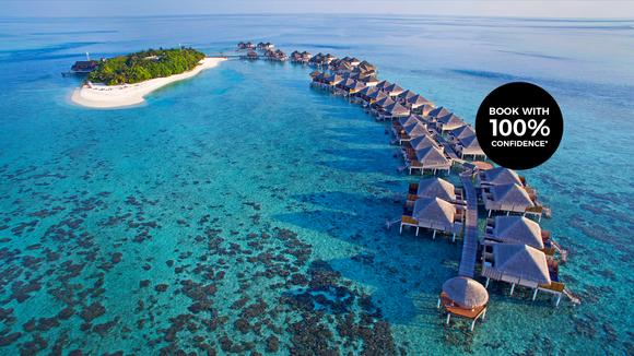 Five-Star Maldives Private Island Overwater Villa Escape with Speedboat Transfers & Daily Dining