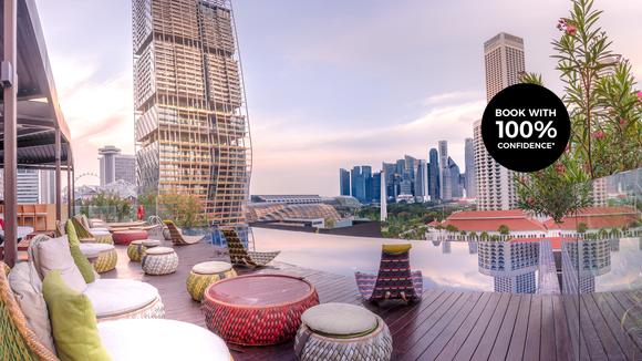 Five-Star Singapore Designer Oasis with Rooftop Infinity Pool & Daily Breakfast 