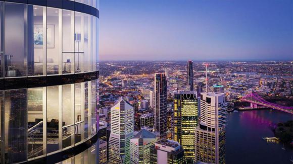 Sky-High Brisbane Apartment Escape with Breathtaking Views & Welcome Wine