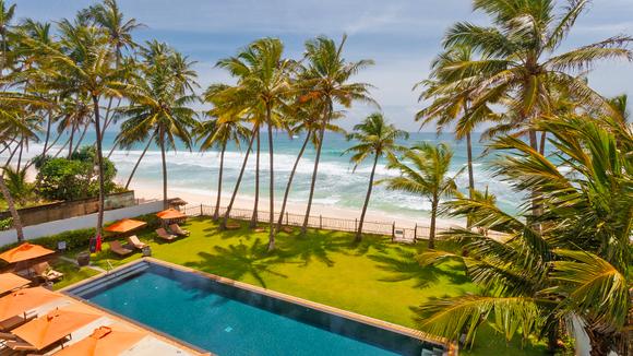 Secluded Beachfront Bliss Near Galle with Nightly Dinner and Cocktails