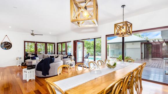 Beach House Group Escape near Byron Bay for up to 14 Guests with Private Pool 