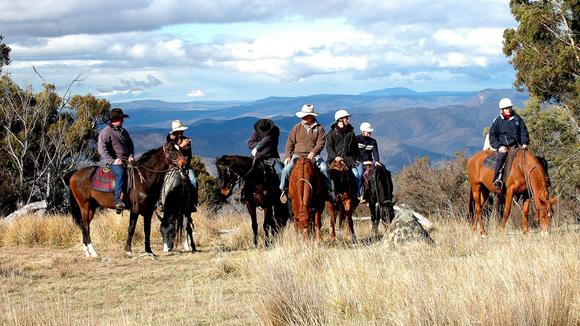 Boutique Retreat in the Iconic Snowy Mountains with Full-Day Horse-Ride