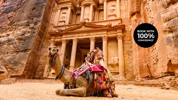 Treasures of Jordan: 8-Day Luxury Small-Group Tour with Four Seasons Stay, Desert Glamping & Night-Time Tour of Petra