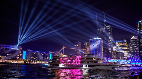 Vivid Sydney: One-Hour Harbour Cruise with 360-Degree Waterfront Views