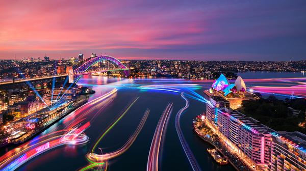 Vivid Sydney: One-of-a-Kind 45-Minute Scenic Harbour Flight