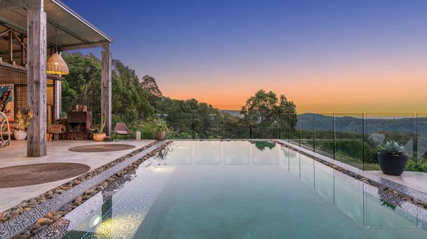 Adults-Only Byron Hinterland Villa Escape with Magnesium Mineral Swimming Pool