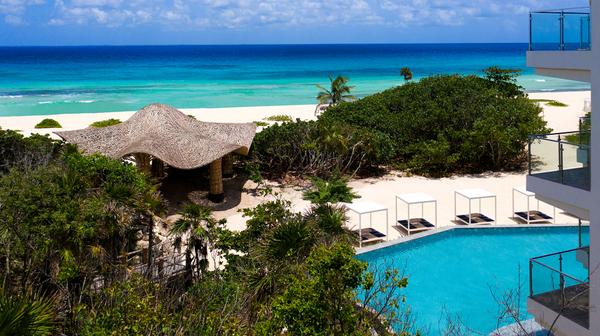 Five-Star Playa del Carmen Oceanfront Resort with Infinity Pool & Jungle Spa