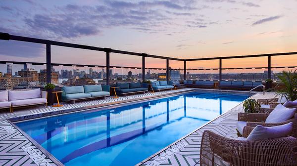 New York City Meatpacking District Escape with Rooftop Pool & Bar