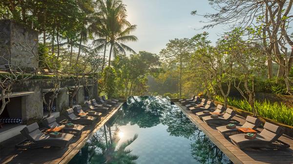 Five-Star Maya Ubud Jungle Retreat with Daily Breakfast, Daily Lunch or Dinner & Nightly Cocktails