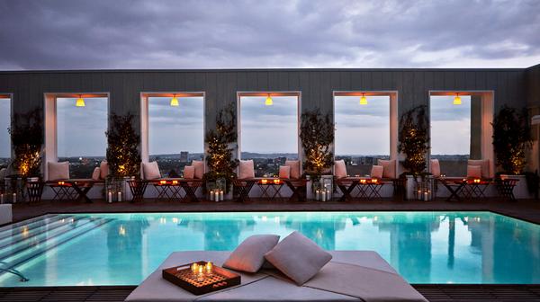 West Hollywood Boutique Sunset Strip Glamour with Rooftop Pool & Bar