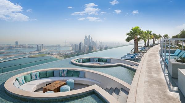 Five-Star Dubai Beachfront Glamour with World's Tallest Infinity Pool, Daily Breakfast & Nightly Dinner