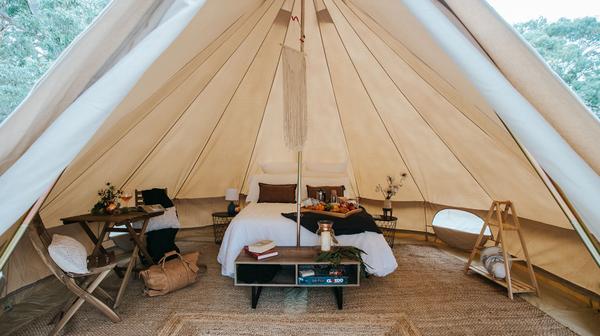 Adults-Only Eco Glamping in Victoria's High Country with Daily Breakfast