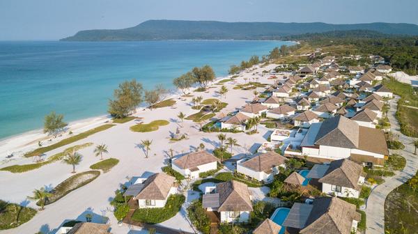 Cambodia Five-Star Beachfront Villas on Private Island with Daily Breakfast, Daily Lunch or Dinner & Nightly Drinks