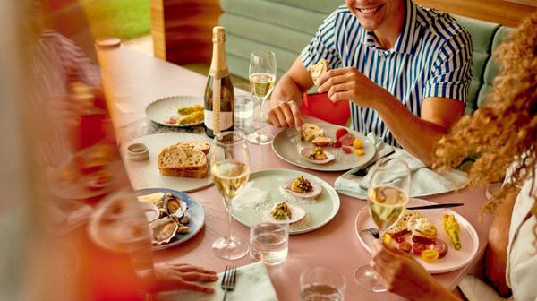 Domaine Chandon Sparkling Wine Tasting for Two People with Four-Course Lunch and a Glass of Vintage Chandon