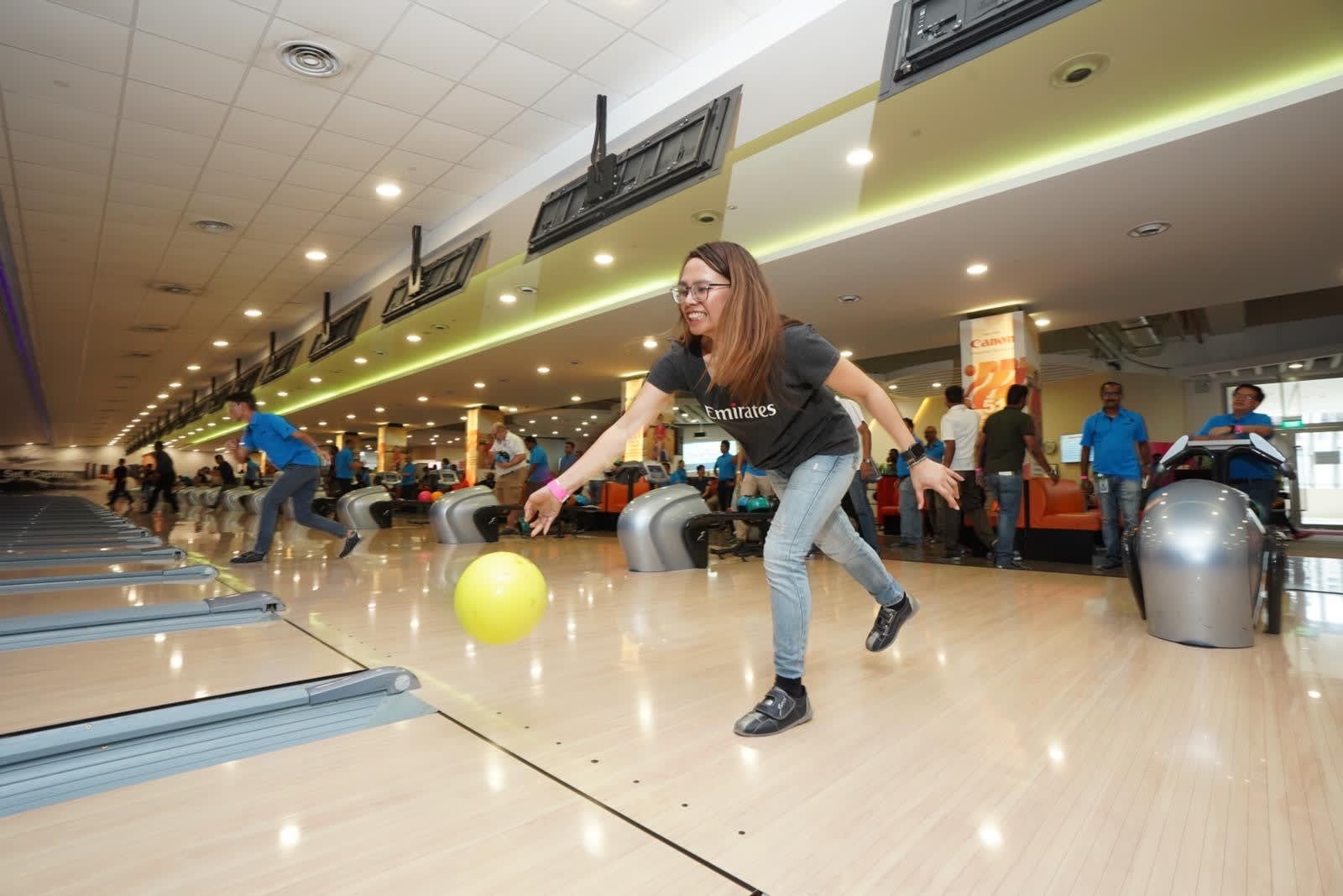 Bowl with SingaporeBowling@Rifle Range in Temasek Club