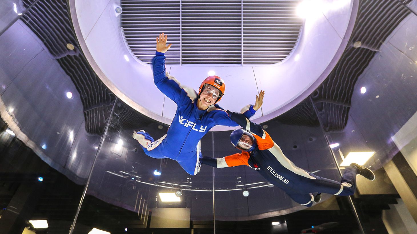 Exhilarating Indoor Skydiving Experience with Two Double-Length Flights in Penrith 1