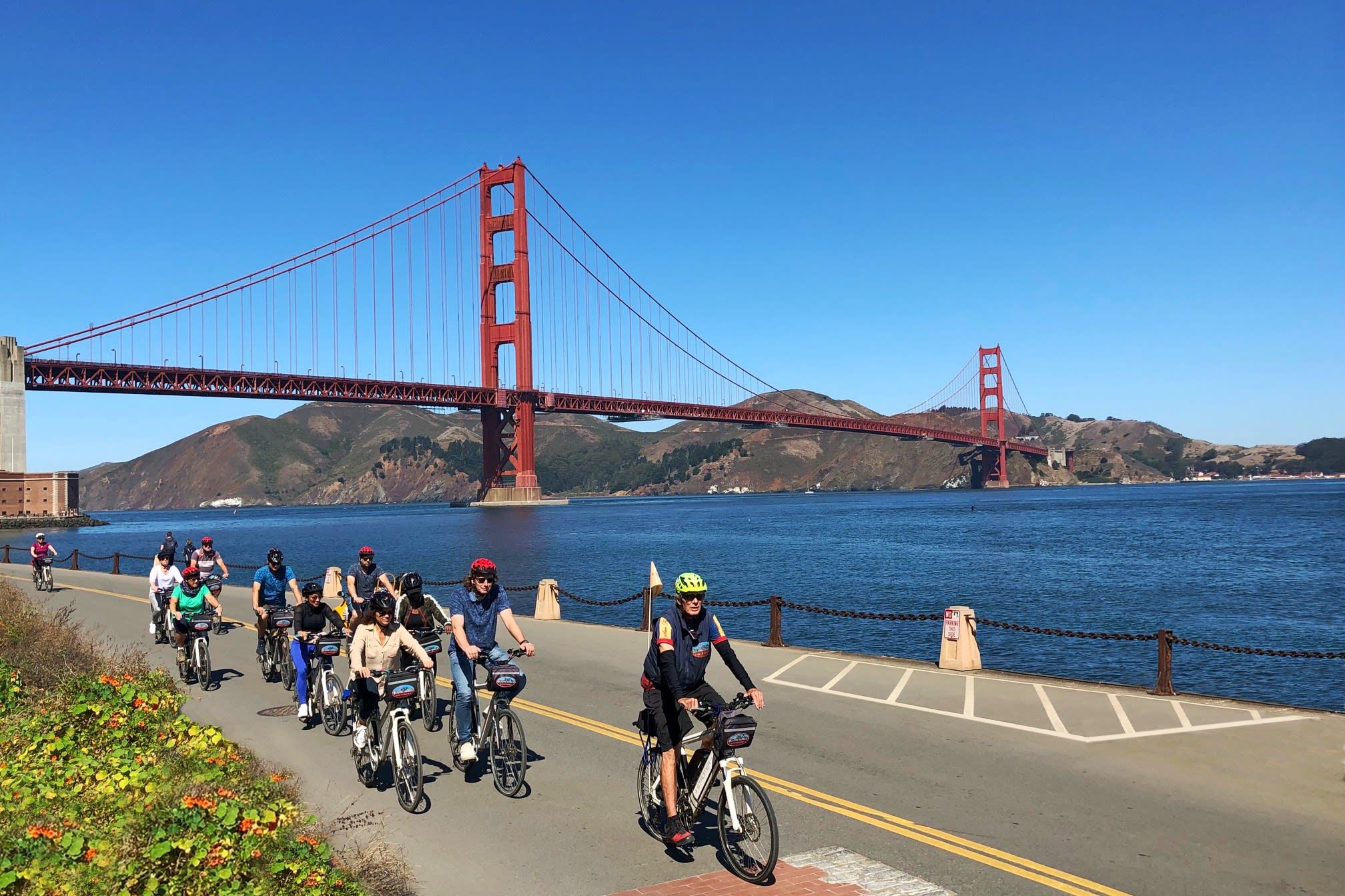 Golden Gate Bridge Bike Tour with Muir Woods & Sausalito 6