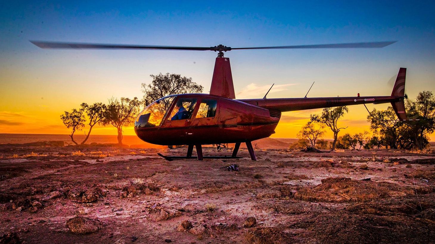 90-Minute Private Sunset Outback Queensland Helicopter Flight 1